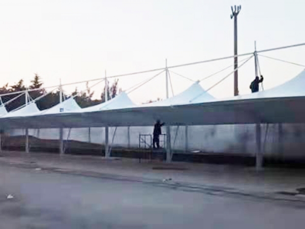 山东膜结构车棚生产厂家